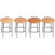 Taboret Taborety Stolek Kuchenny JOKER- Chrom