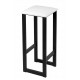 Nowoczesny Hoker Loft L17 75cm - Metalowy