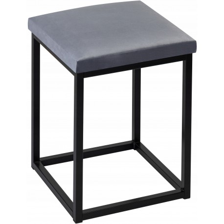 Taboret Loft W1 Tapicerowany WELUR różne Kolory