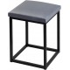 Taboret Loft W1 Tapicerowany WELUR różne Kolory