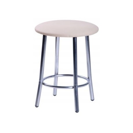 Taboret Solid Chrom