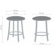 Taboret Solid Black