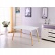 Stół Milano 120x80 white+4xkrzesło Montivaro Białe
